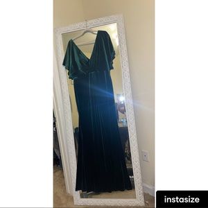 Velvet green “Gwen” revelry dress size 18